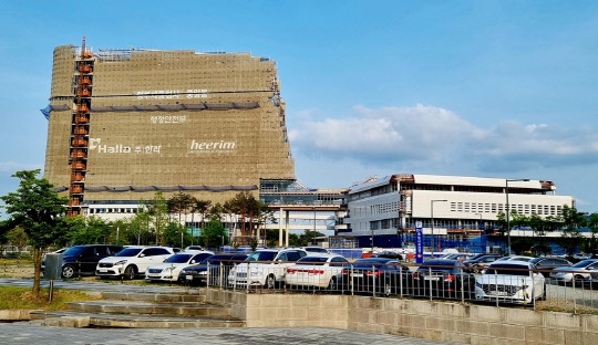 건설중인 정부세종청사. 연합뉴스